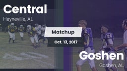 Matchup: Central  vs. Goshen  2017