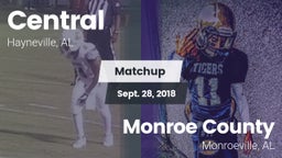 Matchup: Central  vs. Monroe County  2018