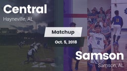 Matchup: Central  vs. Samson  2018