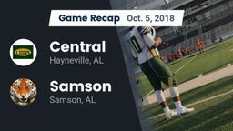 Recap: Central  vs. Samson  2018