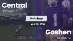 Matchup: Central  vs. Goshen  2018
