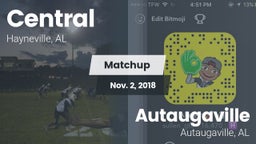 Matchup: Central  vs. Autaugaville  2018