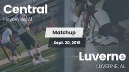 Matchup: Central  vs. Luverne  2019