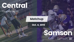 Matchup: Central  vs. Samson  2019