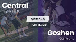 Matchup: Central  vs. Goshen  2019