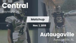 Matchup: Central  vs. Autaugaville  2019