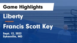Liberty  vs Francis Scott Key  Game Highlights - Sept. 12, 2022