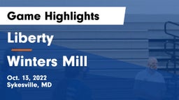 Liberty  vs Winters Mill  Game Highlights - Oct. 13, 2022