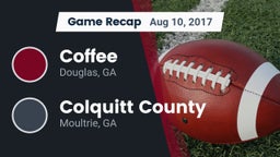 Recap: Coffee  vs. Colquitt County  2017