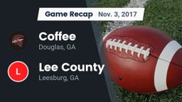 Recap: Coffee  vs. Lee County  2017