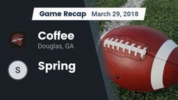 Recap: Coffee  vs. Spring 2018