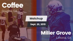 Matchup: Coffee  vs. Miller Grove  2019