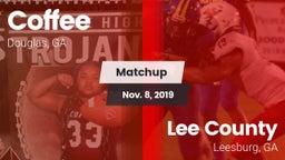Matchup: Coffee  vs. Lee County  2019