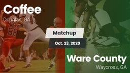 Matchup: Coffee  vs. Ware County  2020