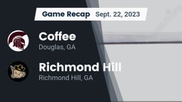 Recap: Coffee  vs. Richmond Hill  2023