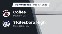 Recap: Coffee  vs. Statesboro High 2023