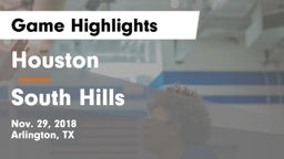 Houston  vs South Hills  Game Highlights - Nov. 29, 2018
