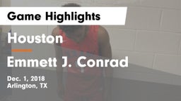 Houston  vs Emmett J. Conrad  Game Highlights - Dec. 1, 2018