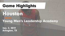 Houston  vs Young Men's Leadership Academy Game Highlights - Jan. 2, 2019