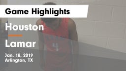 Houston  vs Lamar  Game Highlights - Jan. 18, 2019
