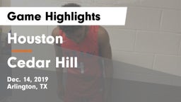 Houston  vs Cedar Hill  Game Highlights - Dec. 14, 2019