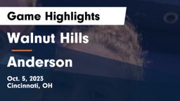 Walnut Hills  vs Anderson  Game Highlights - Oct. 5, 2023