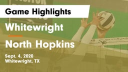Whitewright  vs North Hopkins Game Highlights - Sept. 4, 2020