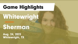 Whitewright  vs Sherman  Game Highlights - Aug. 24, 2023