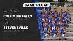 Recap: Columbia Falls  vs. Stevensville  2016
