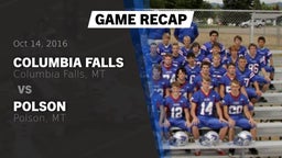 Recap: Columbia Falls  vs. Polson  2016