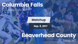 Matchup: Columbia Falls High vs. Beaverhead County  2017