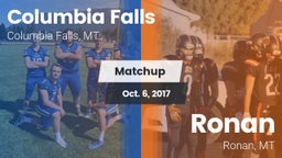 Matchup: Columbia Falls High vs. Ronan  2017