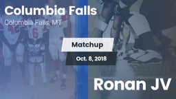 Matchup: Columbia Falls High vs. Ronan JV 2018