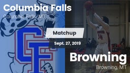 Matchup: Columbia Falls High vs. Browning  2019