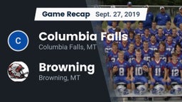 Recap: Columbia Falls  vs. Browning  2019