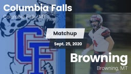 Matchup: Columbia Falls High vs. Browning  2020