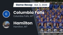 Recap: Columbia Falls  vs. Hamilton  2020