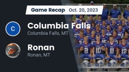 Recap: Columbia Falls  vs. Ronan  2023
