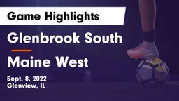 Glenbrook South  vs Maine West  Game Highlights - Sept. 8, 2022