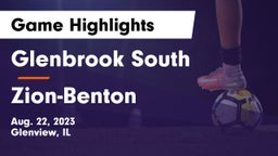 Glenbrook South  vs Zion-Benton  Game Highlights - Aug. 22, 2023