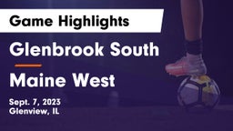 Glenbrook South  vs Maine West  Game Highlights - Sept. 7, 2023