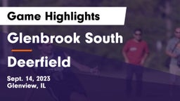 Glenbrook South  vs Deerfield  Game Highlights - Sept. 14, 2023