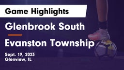 Glenbrook South  vs Evanston Township  Game Highlights - Sept. 19, 2023