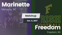Matchup: Marinette High vs. Freedom  2017