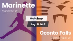 Matchup: Marinette High vs. Oconto Falls  2018