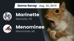 Recap: Marinette  vs. Menominee  2019
