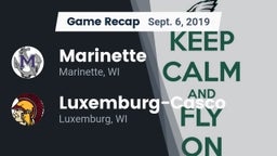 Recap: Marinette  vs. Luxemburg-Casco  2019