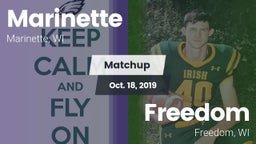 Matchup: Marinette High vs. Freedom  2019