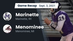 Recap: Marinette  vs. Menominee  2021