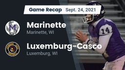 Recap: Marinette  vs. Luxemburg-Casco  2021
